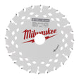 Milwaukee Kreissägeblatt Holz für Handkreissägen Ø 190 x 30 mm Z24 Wechselzahn 1.8 mm Blattstärke – Produktbild 1