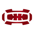 Milwaukee BOLT Hi-Vis Aufkleber rot, 5-teilig – Produktbild 1