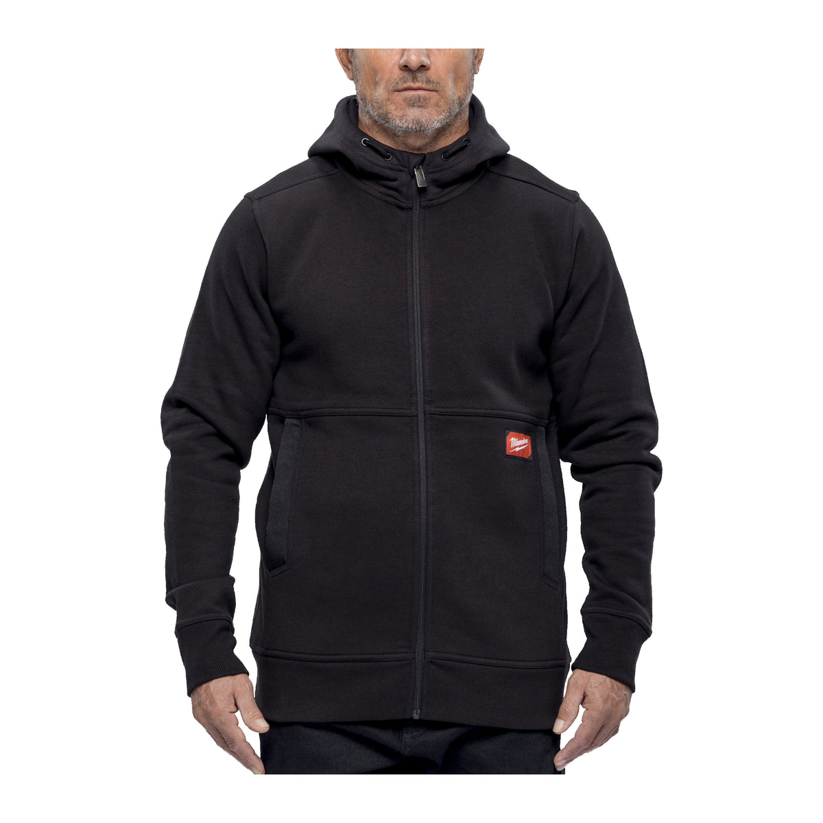Milwaukee GRIDIRON Full-Zip Kapuzenpullover – Schwarz