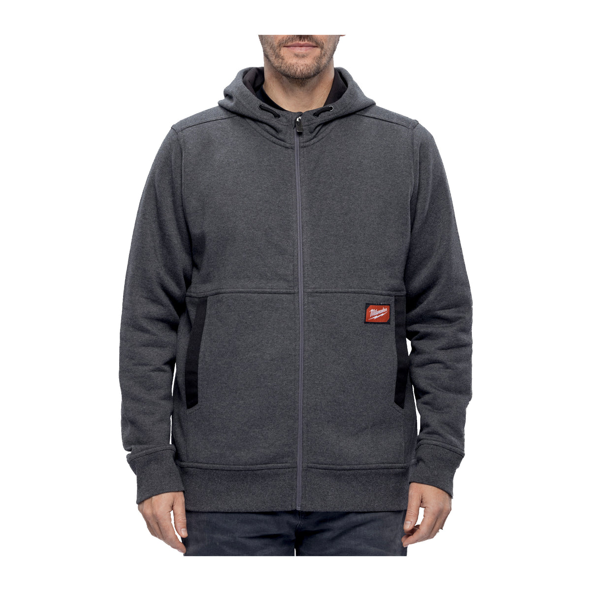Milwaukee GRIDIRON Full-Zip Kapuzenpullover – Grau