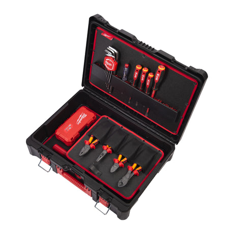 Milwaukee Elektriker-Handwerkzeuge Set 62-teilig im PACKOUT Koffer – Produktbild 1