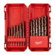 Milwaukee HSS-G RED COBALT Metallbohrer HSS-G Co Set – 19-teilig Set – Produktbild 1