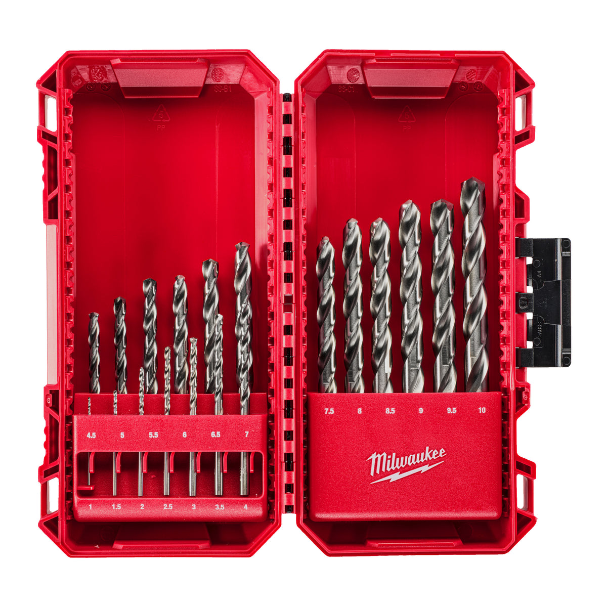 Milwaukee HSS-G THUNDERWEB Metallbohrer DIN 338 Set – 19-teilig Set – Produktbild 1