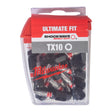 Milwaukee Thekendisplay Schrauberbit TX10 (25er Pack) – TX10 / 25 mm – Produktbild 1