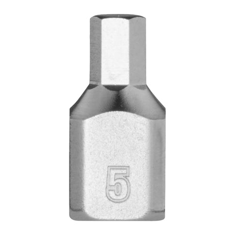 Milwaukee Innensechskant Bit-Steckschlüsseleinsatz metrisch 1/4" kurz – 5 mm
