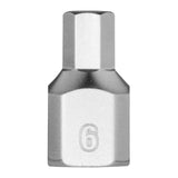 Milwaukee Innensechskant Bit-Steckschlüsseleinsatz metrisch 1/4" kurz – 6 mm
