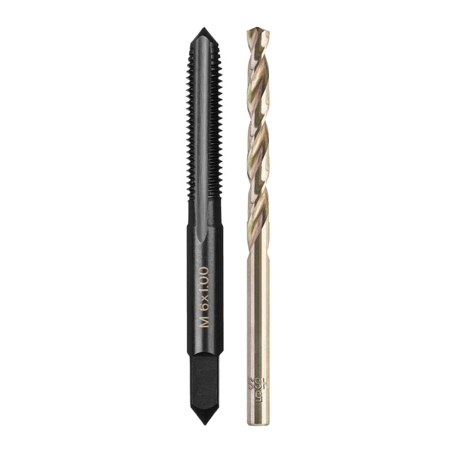 Milwaukee Gewindebohrer-Set, 2-teilig, inkl. Thunderweb HSS-G Bohrer M6x1.0 mm, Bohrer 5.0 mm – Produktbild 1