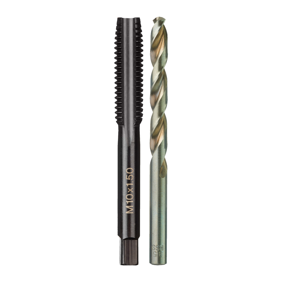 Milwaukee Gewindebohrer-Set, 2-teilig, inkl. Thunderweb HSS-G Bohrer M10x1.5 mm, Bohrer 8.5 mm – Produktbild 1