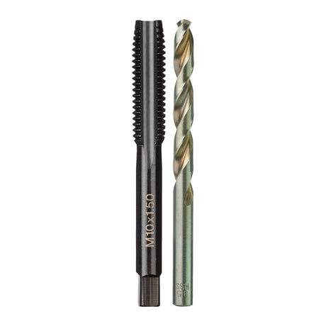Milwaukee Gewindebohrer-Set, 2-teilig, inkl. Thunderweb HSS-G Bohrer M10x1.5 mm, Bohrer 8.5 mm – Produktbild 1