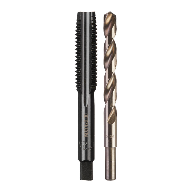 Milwaukee Gewindebohrer-Set, 2-teilig, inkl. Thunderweb HSS-G Bohrer M14x2.0 mm, Bohrer 12.0 mm – Produktbild 1