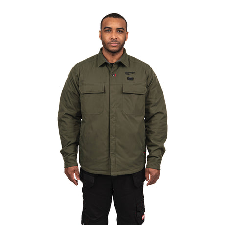 Milwaukee M12 Akku-Heiz-Hemdjacke Herren – Grün
