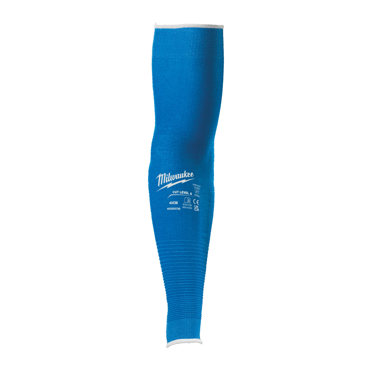 Milwaukee Kühl-Arm-Schnittschutz Klasse A 40 cm, blau – Produktbild 1