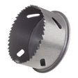 Milwaukee Lochsäge Bi-Metall für Elektriker 74 mm 4/6 TPI inkl. Lochrandsenker – Produktbild 1