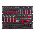 Milwaukee 3/8" Ratschen- u. Steckschlüsseleinsätze Einlage 67-teilige Einlage für PACKOUT Koffer mit Schubladen – Produktbild 1