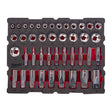 Milwaukee 1/2" Steckschlüsseleinsätze Einlage 42-teilige Einlage für PACKOUT Koffer mit Schubladen – Produktbild 1