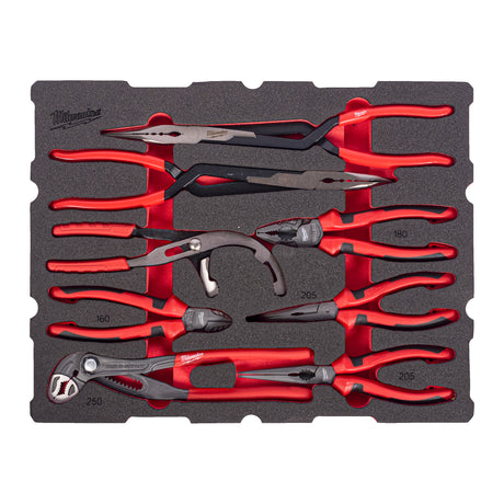 Milwaukee Zangen Einlage 9-teilige Einlage für PACKOUT Koffer mit Schubladen – Produktbild 1