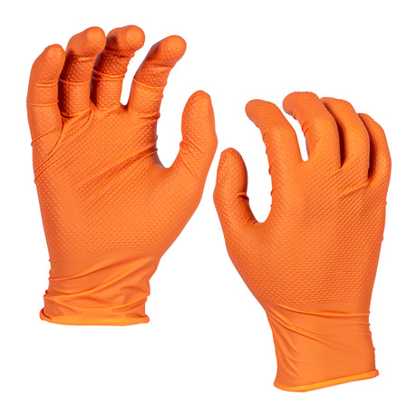 Milwaukee Nitril-Einweghandschuhe Grip orange 50 Stück – Produktbild 3