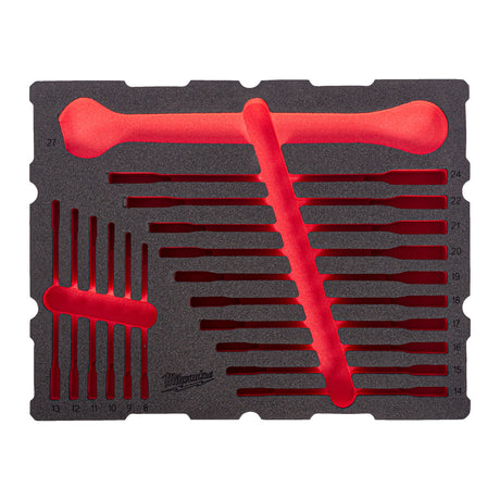 Milwaukee Ersatz-Einlage für MAX BITE Ringmaulschlüssel PACKOUT Einlage - 4932502036