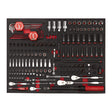 Milwaukee 1/4" & 3/8" Ratschen-, Bit- & Steckschlüsseleinsätze Einlage 171-teilige Einlage für Werkstattwagen 36"/46" – Produktbild 1