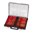 Milwaukee SHOCKWAVE Metallbohrer HSS-G RED HEX Titan 1/4" 220-teiliges Set im PACKOUT Organiser Slim – Produktbild 1