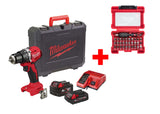 AKTION: Milwaukee M18™ Bürstenloser Akku-Schlagbohrschrauber M18BLPDRC + Bit-Set