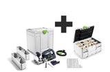 SET: Festool Dübelfräse DF 700 EQ-Plus DOMINO XL + Dübelkoffer mit Dübel
