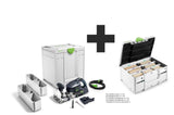 SET: Festool Dübelfräse DF 700 EQ-Plus DOMINO XL + Dübelkoffer mit Dübel