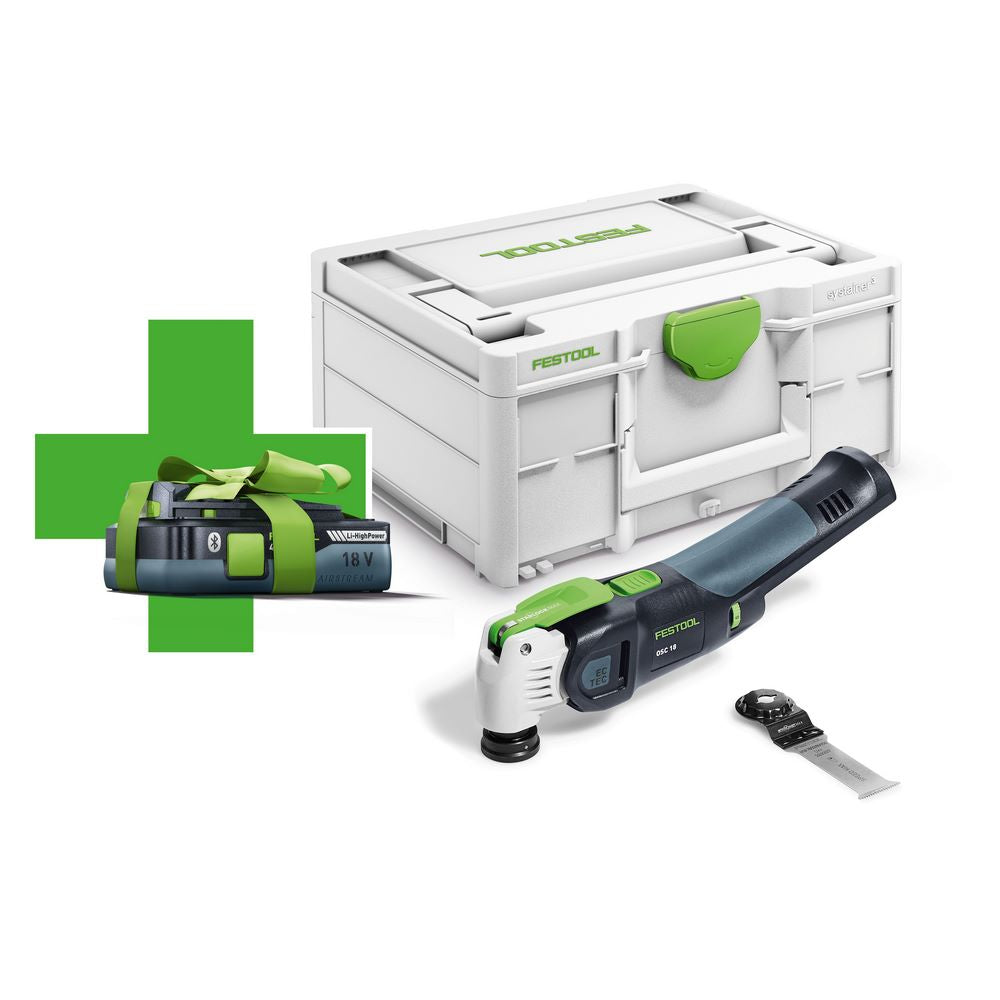 GRATIS AKKU - Festool Akku-Oszillierer OSC 18 E-Basic VECTURO - 577033