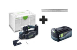 SET OFFER: Festool HLC 82 EB Basic cordless planer in Systainer + 5.0 Ah battery pack + planer blades