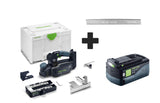 SET OFFER: Festool HLC 82 EB Basic cordless planer in Systainer + 5.0 Ah battery pack + planer blades