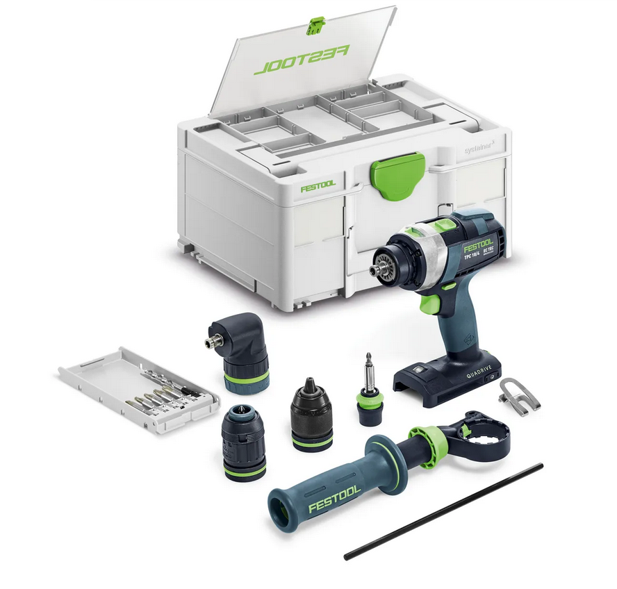 Festool Akku-Schlagbohrschrauber QUADRIVE TPC 18/4 I-Basic-Set/XL - 578832