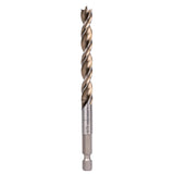 ALPEN Holzspiralbohrer mit 1/4" Sechskant-Schaft - TIMBER TWIST