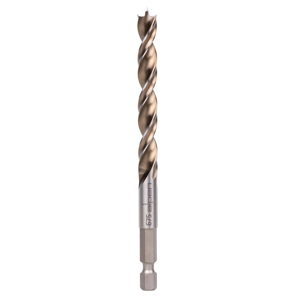 ALPEN Holzspiralbohrer mit 1/4" Sechskant-Schaft - TIMBER TWIST