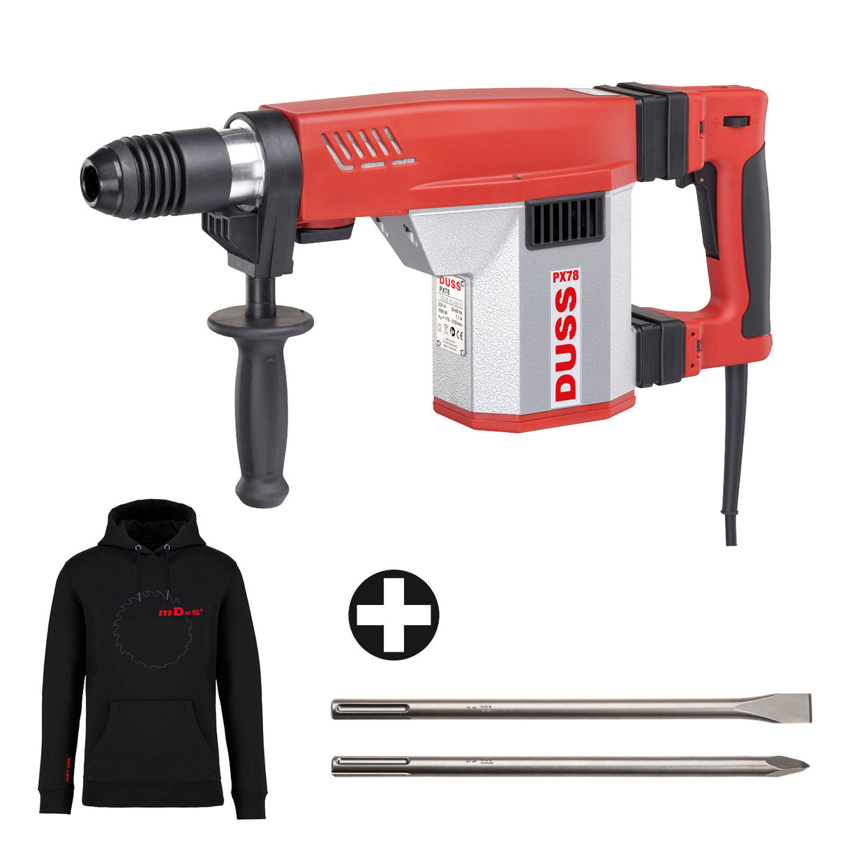 Aktionsmodell: Mafell DUSS Kombihammer PX78Set SDS-max, inkl. SMX4, FMX4, m·D=s² Set - 690234