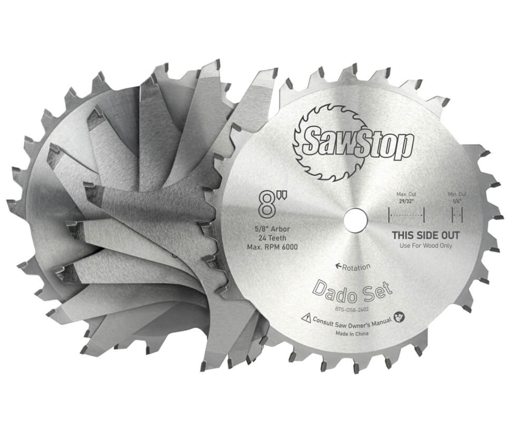 SAWSTOP Premium DADO Sägeblätter Ø 203x6,35-23mm WZ24