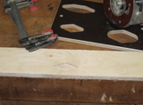 Holzflicken Frässchablone