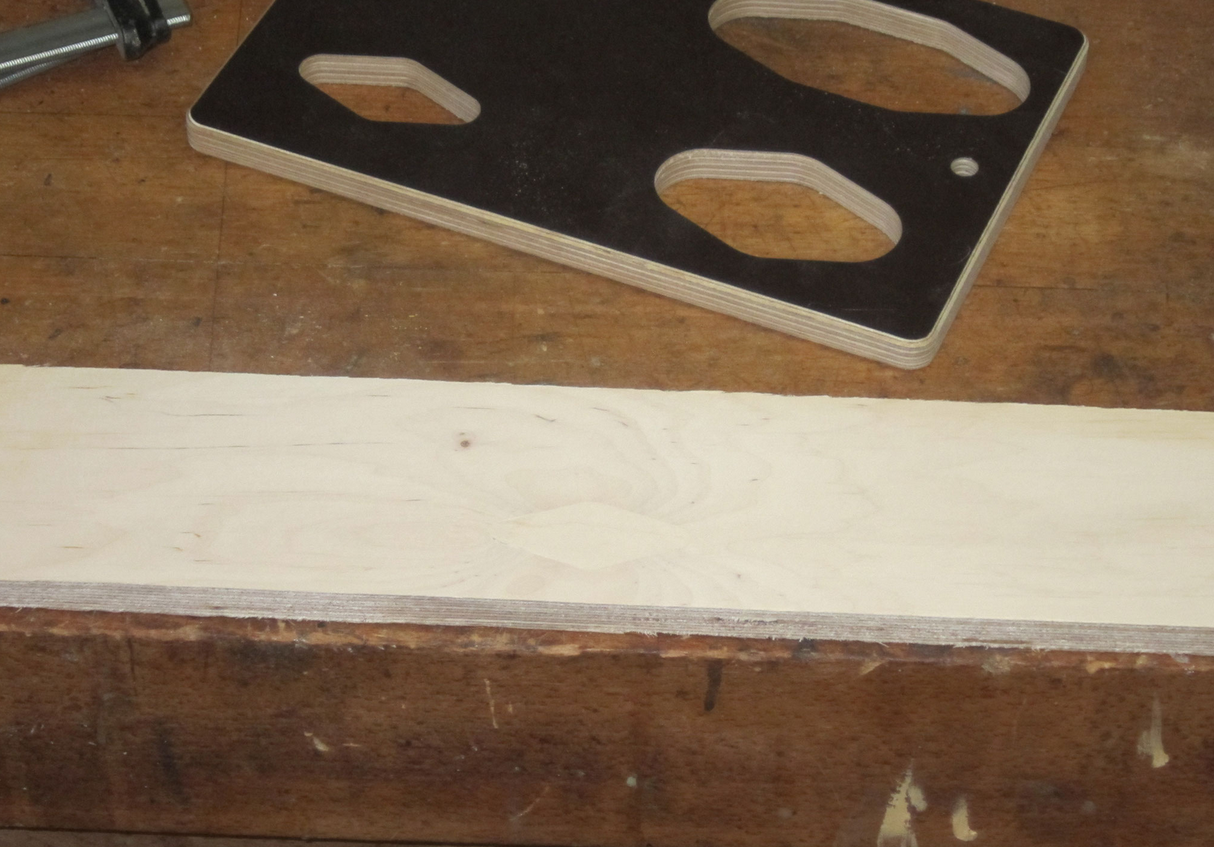 Holzflicken Frässchablone