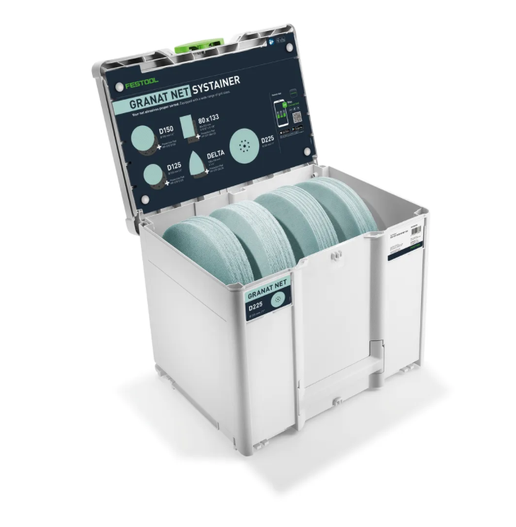 Festool Netzschleifmittel-Systainer GRANAT Net - Ø 225 mm - D225 GR NET SYS - 578719
