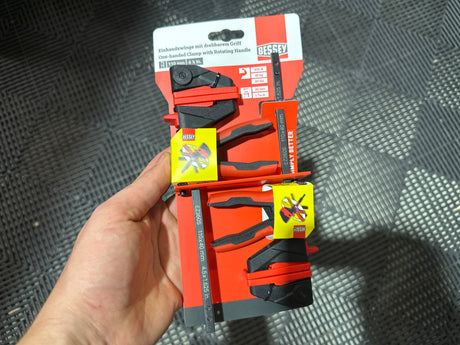 BESSEY Einhandzwinge mit drehbarem Griff 2 Stück EZ360-30