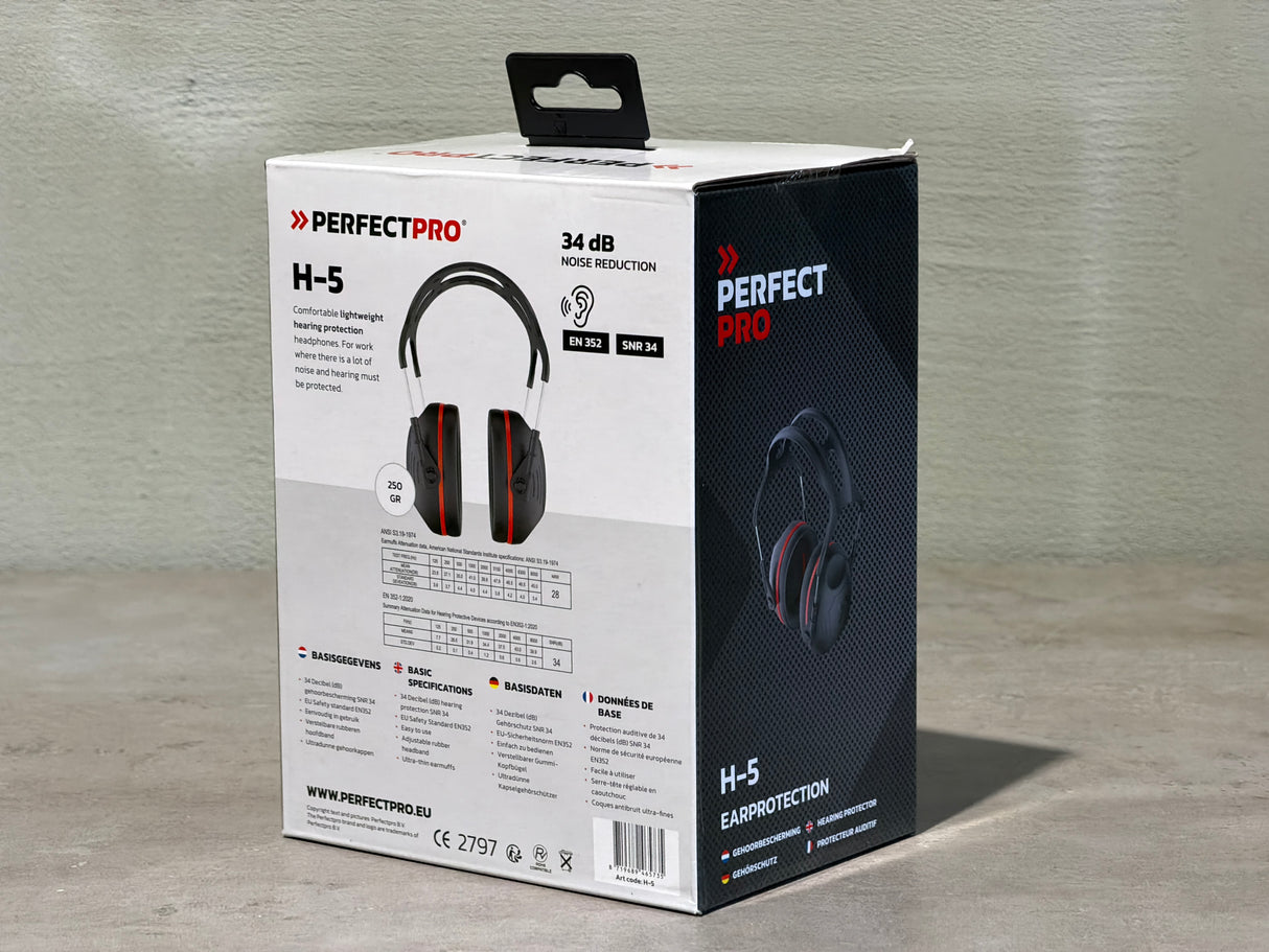 PerfectPro SNR 34 dB Gehörschutz H-5