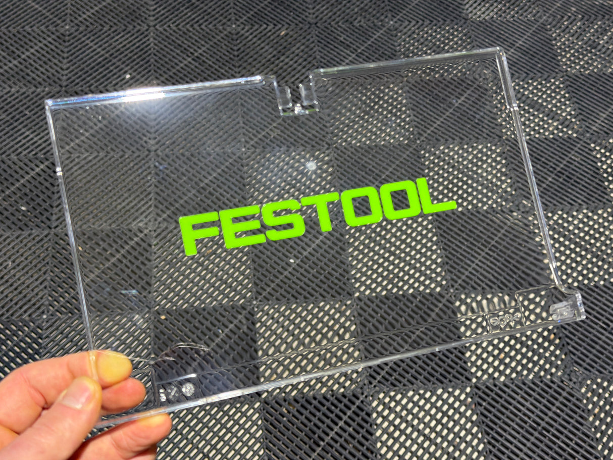 Festool Ersatzteil Ersatzdeckel "Transparente Scheibe" für SYS3 Deckelfach - 10694278