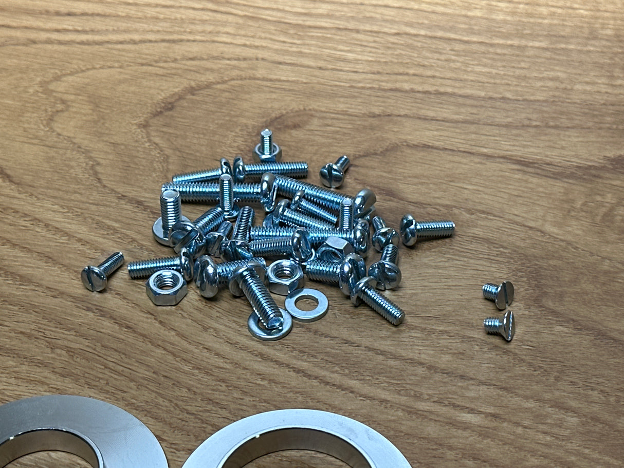 60mm Kopierring-Set Ø 10 / 12 / 17 / 20 / 24 / 27 / 30 / 40 mm, 8-tlg aus Stahl