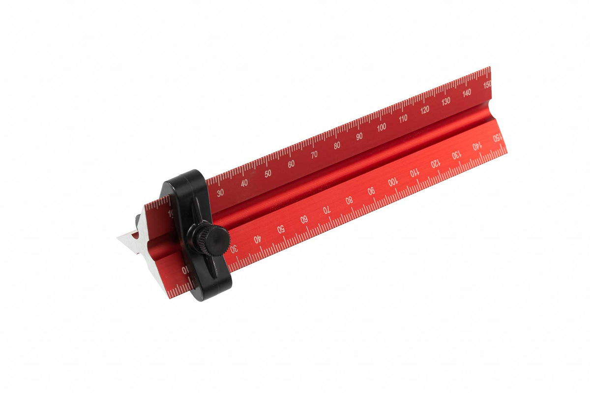 Woodpeckers triangular ruler 150mm HEXSCALE RULE with stop – Mikes ...