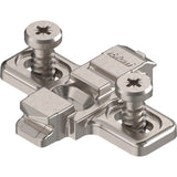 BLUM CLIP Kreuzmontageplatte Langloch, Zink, Systemschrauben, Distanz 0 mm - 175L8100