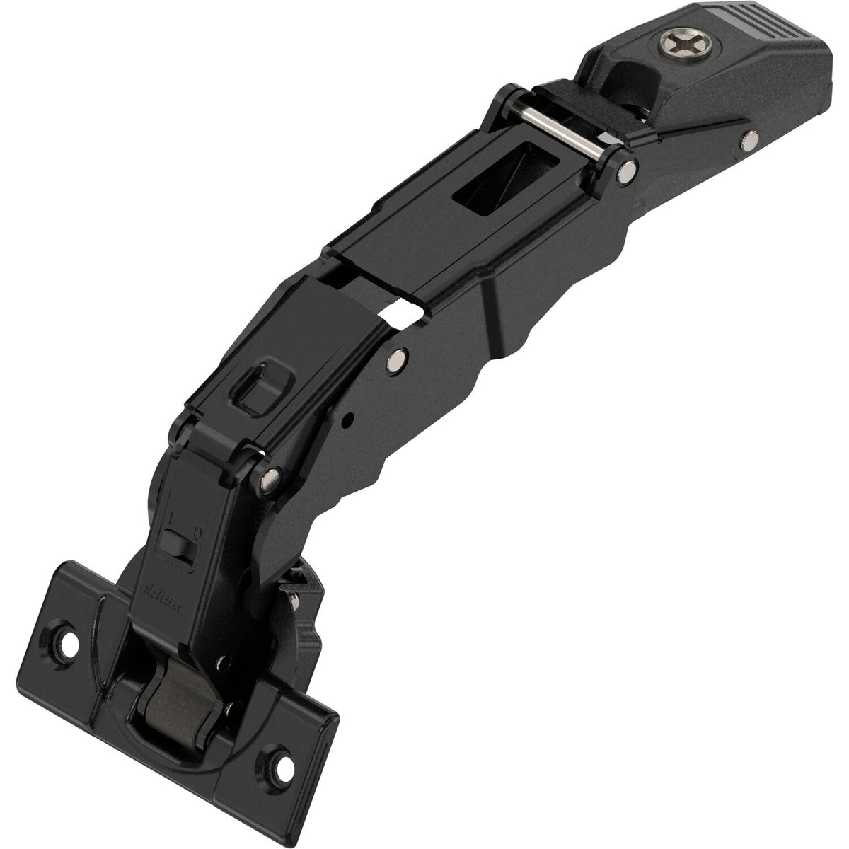 BLUM CLIP top BLUMOTION Scharnier 155°, Schrauben, ONYX - 71B7550