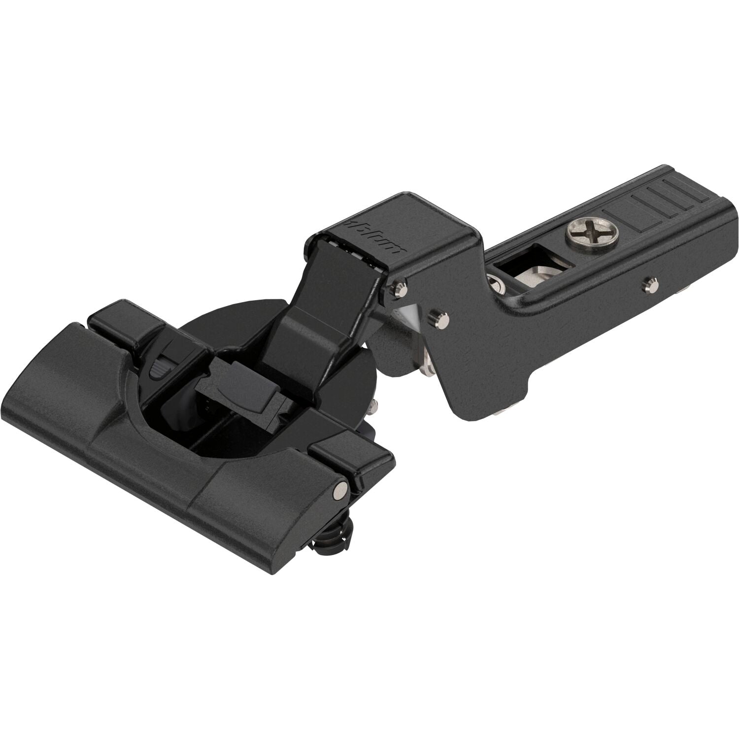 BLUM CLIP top BLUMOTION ONYX Möbel Scharnier 110°, 18mm gekröpft Feder, INSERTA - 71B3790