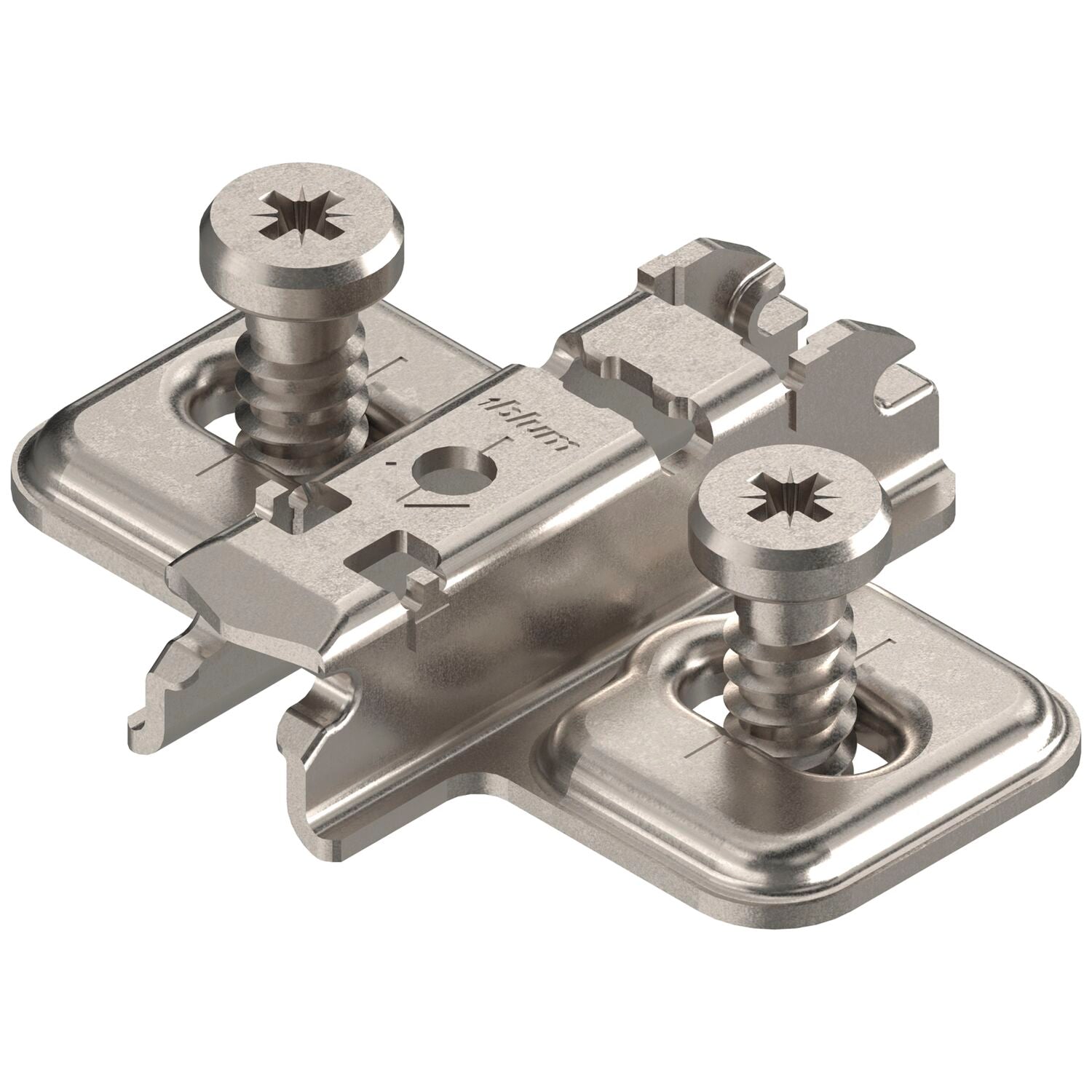 BLUM CLIP Kreuzmontageplatte, Distanz 3 mm, Schrauben - 173L8130