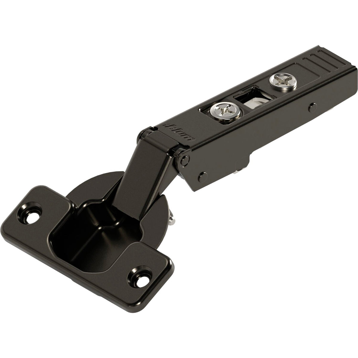 BLUM CLIP top ONYX Möbel Scharnier 120°, gerade ohne Feder, Schrauben - 70T5550.TL