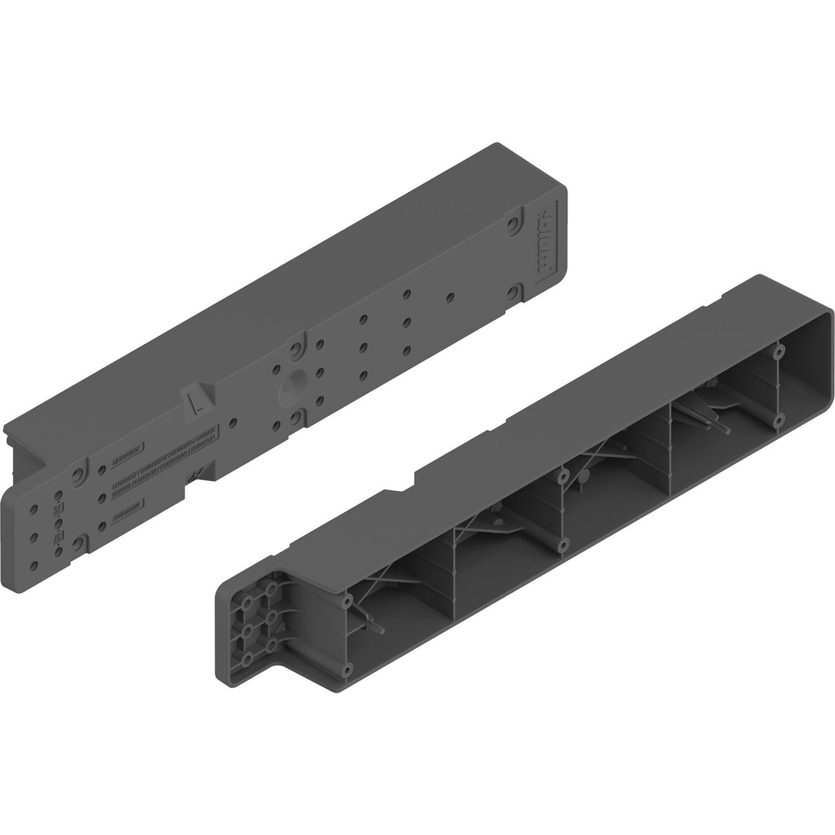 BLUM SPACE STEP Distanzleiste 410 mm Oriongrau matt - Z95D4100