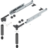 BLUM SPACE STEP Set NL 460 mm Oriongrau matt - Z95.4600